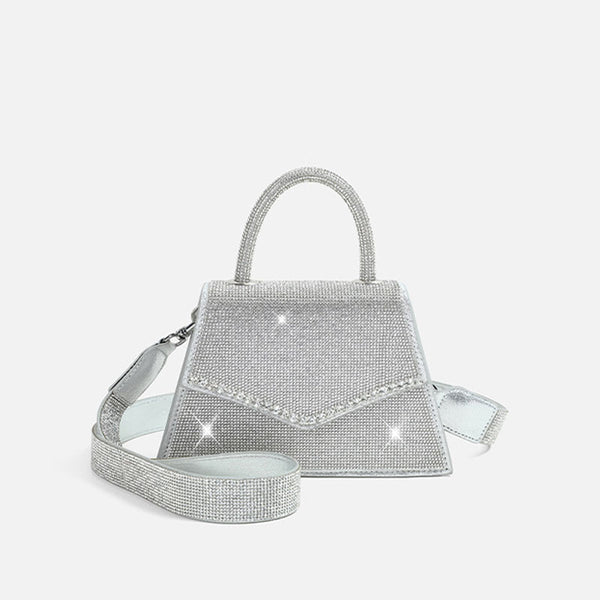 Louis Vuitton Black Leather Crystal Embellished Capucines Mini Bag