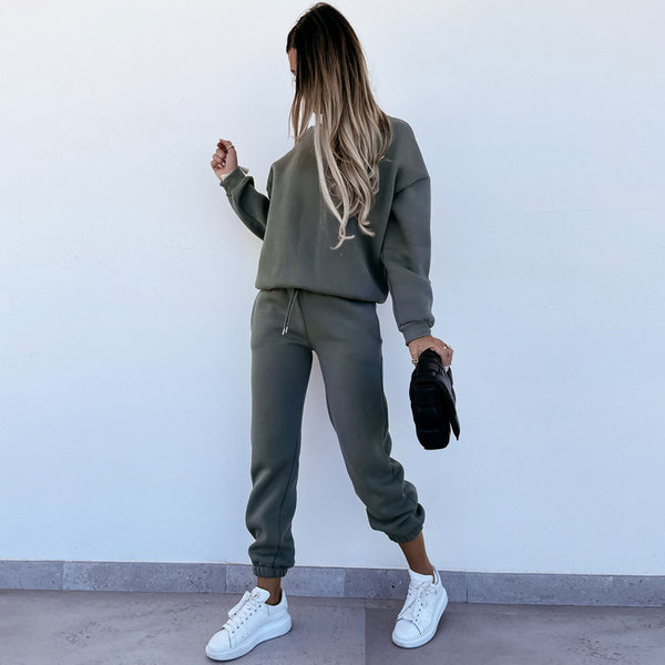 Army green sweatsuit deals