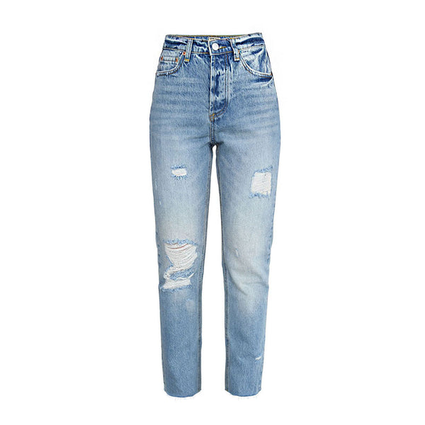 【AAKE】LINE FADING STRAIGHT DENIM Frame Faded Straight Jeans on SALE | Saks OFF 5TH