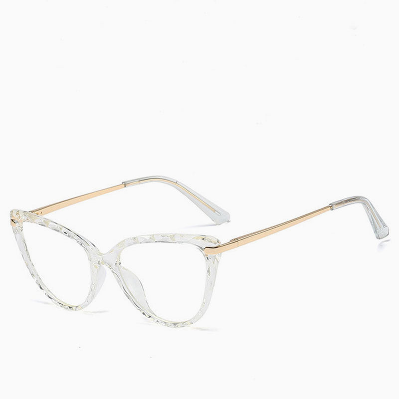 Iconic Style Crystal Effect Antireflective Sunglasses - Clear
