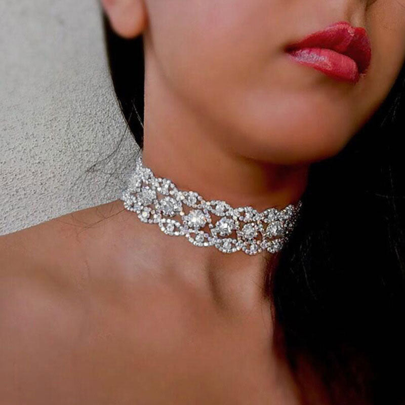 Sparkling Wonder Diamond Choker Necklace | Khwaahish Diamond Jewellery